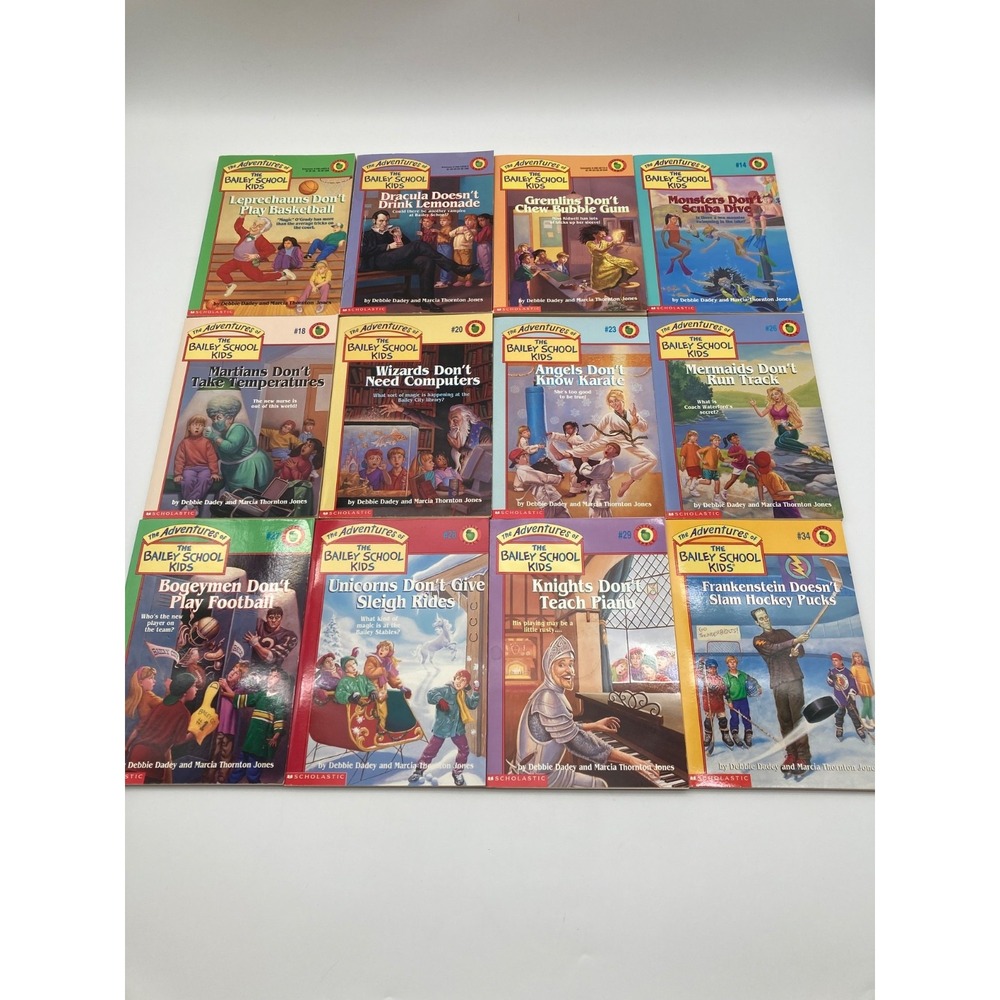 The Adventures of the Bailey School Kids Lot of 12 Vintage Paperbacks 90s